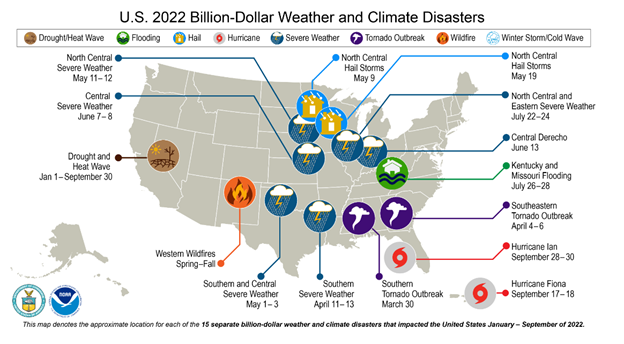 2022 Billion Dollar Map